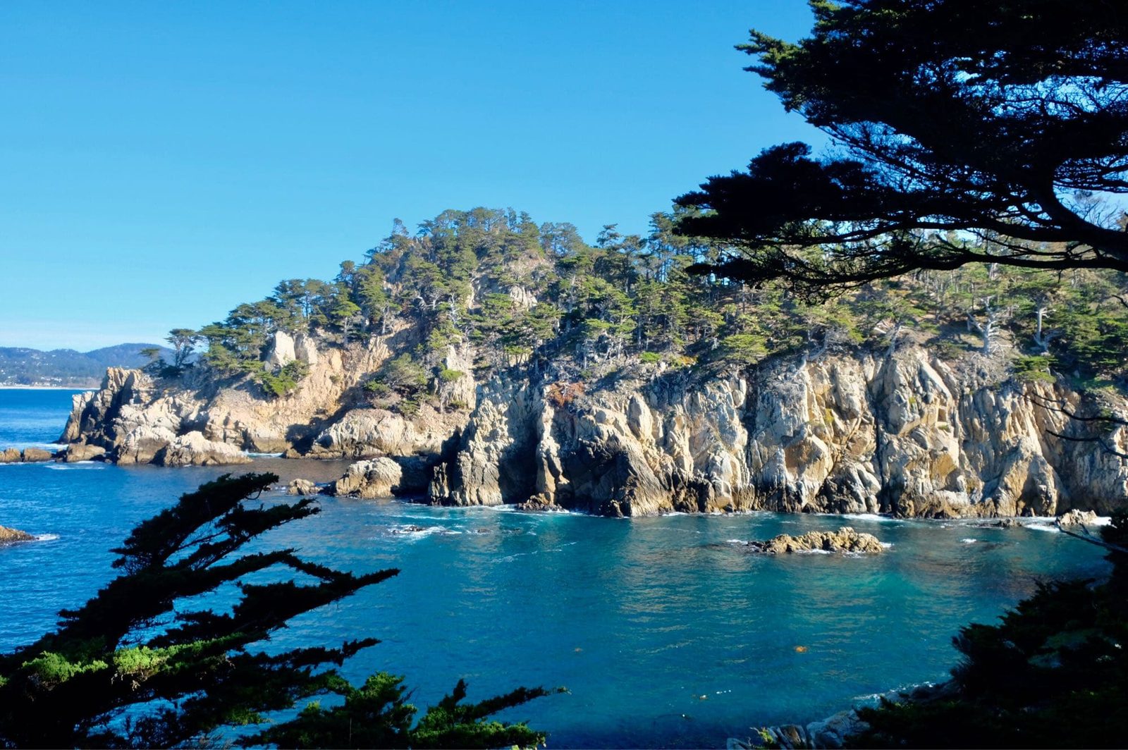加州大索爾羅伯士角｜走進超現實海岸山水畫－大索爾公路行的第一站，是個獨一無二的海灣—羅伯士角 (Point Lobos)。這裡充滿多樣的地貌景觀，有平坦潔白的沙灘，也有皺摺崎嶇的沿岸…
