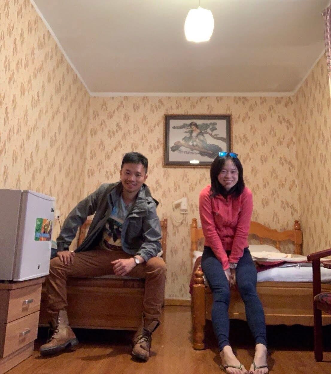 烏蘭巴托Danista Nomad旅社的雙人房