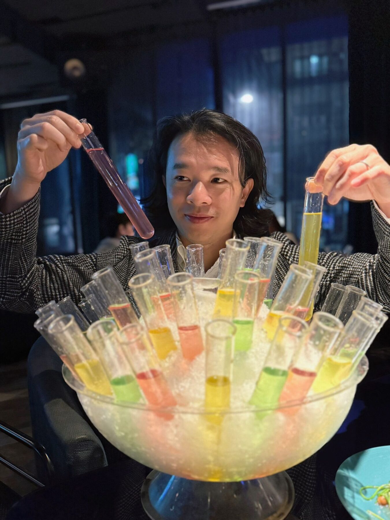 高雄Roof屋頂酒吧生日試管酒