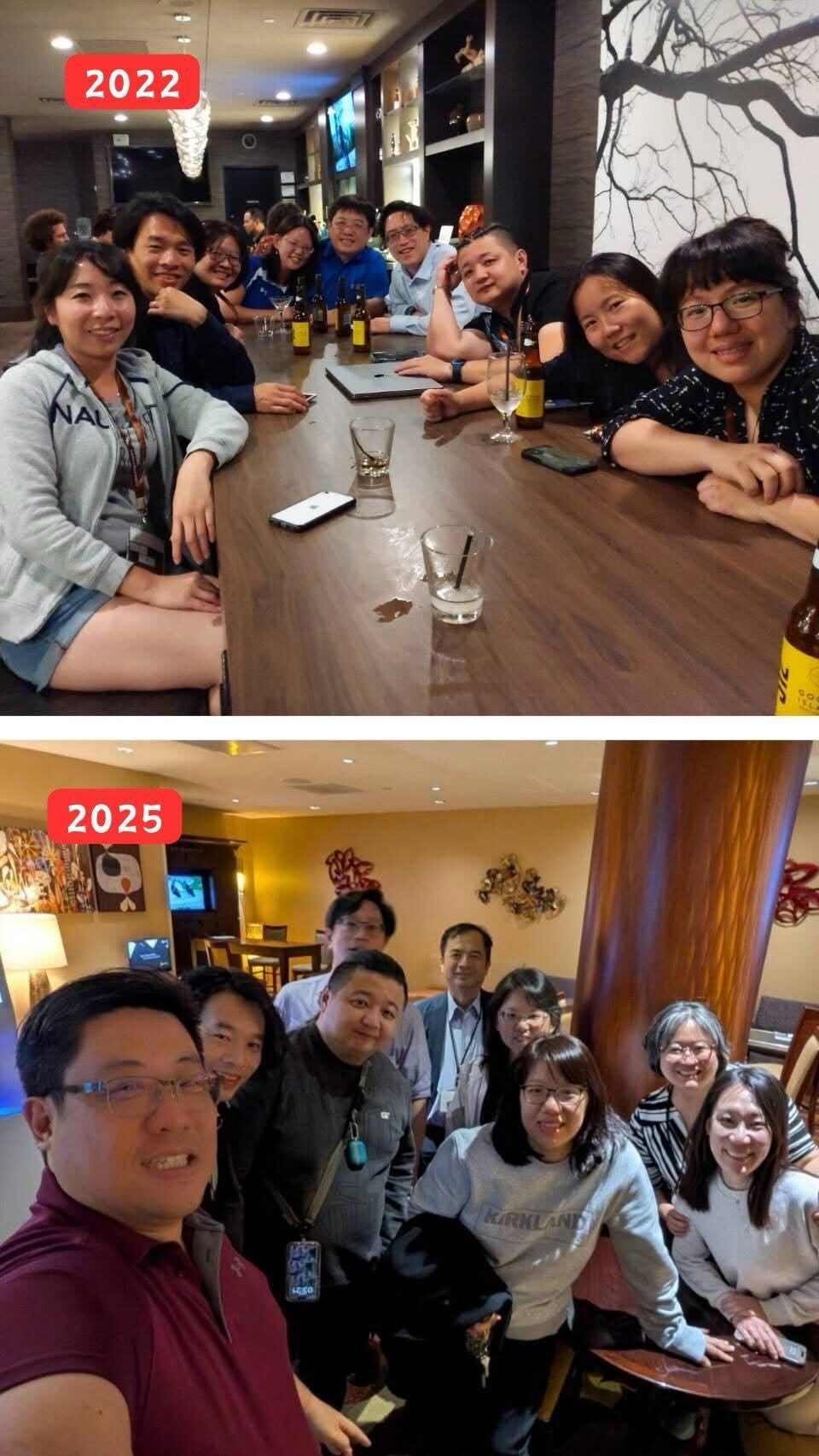 前後兩屆北美成大青年校友合照