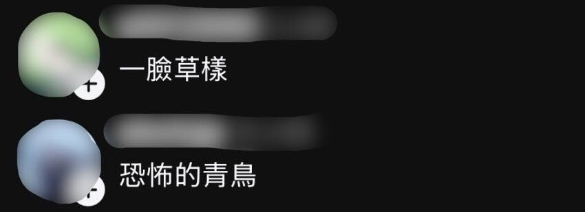 社會事件新聞下方帶有仇恨與族群標籤的留言截圖